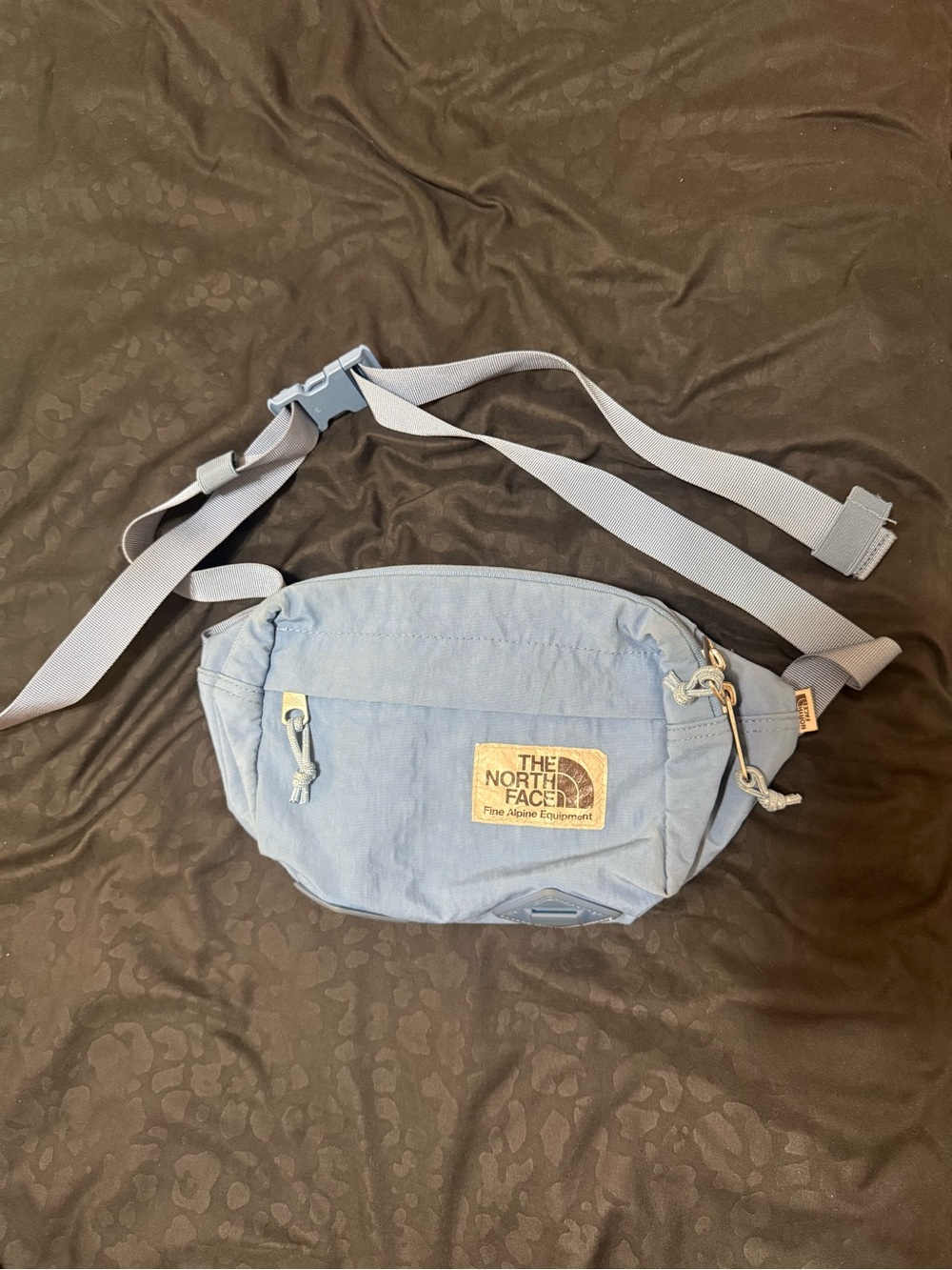 The North Face Light Blue Crossbody Waist Bag/ Fanny pack